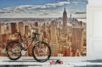 Fototapeta Widok z lotu ptaka NYC