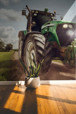 Fototapeta Ciągnik na pełnej prędkości