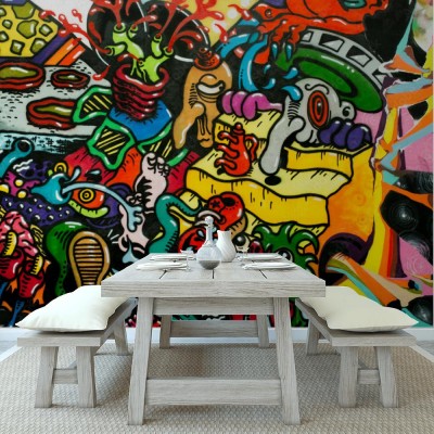 Fototapeta Sztuka miejskiej ulicy