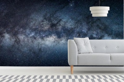 Fototapeta Droga Mleczna i układ słoneczny