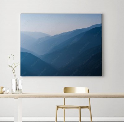 Obraz na płótnie Piękne pasmo górskie Bhutanu