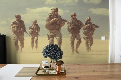 Fototapeta Piechota w akcji