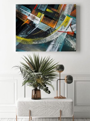 Obraz na płótnie Nowoczesny segment graffiti